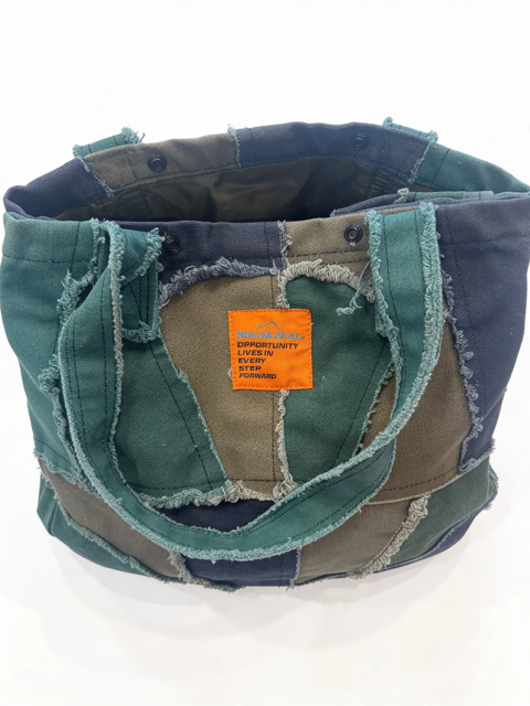 Patchwork Tote – Shades of Green