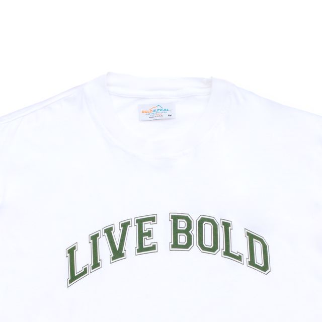 Boxy Live Bold Vintage-Inspired Tee