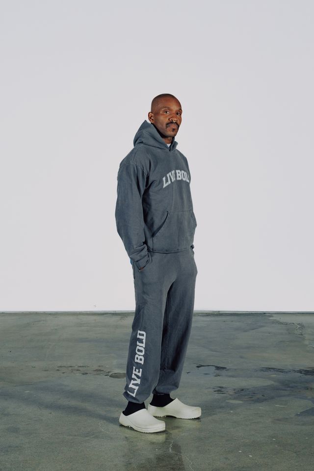 Live Bold Charcoal Hoodie