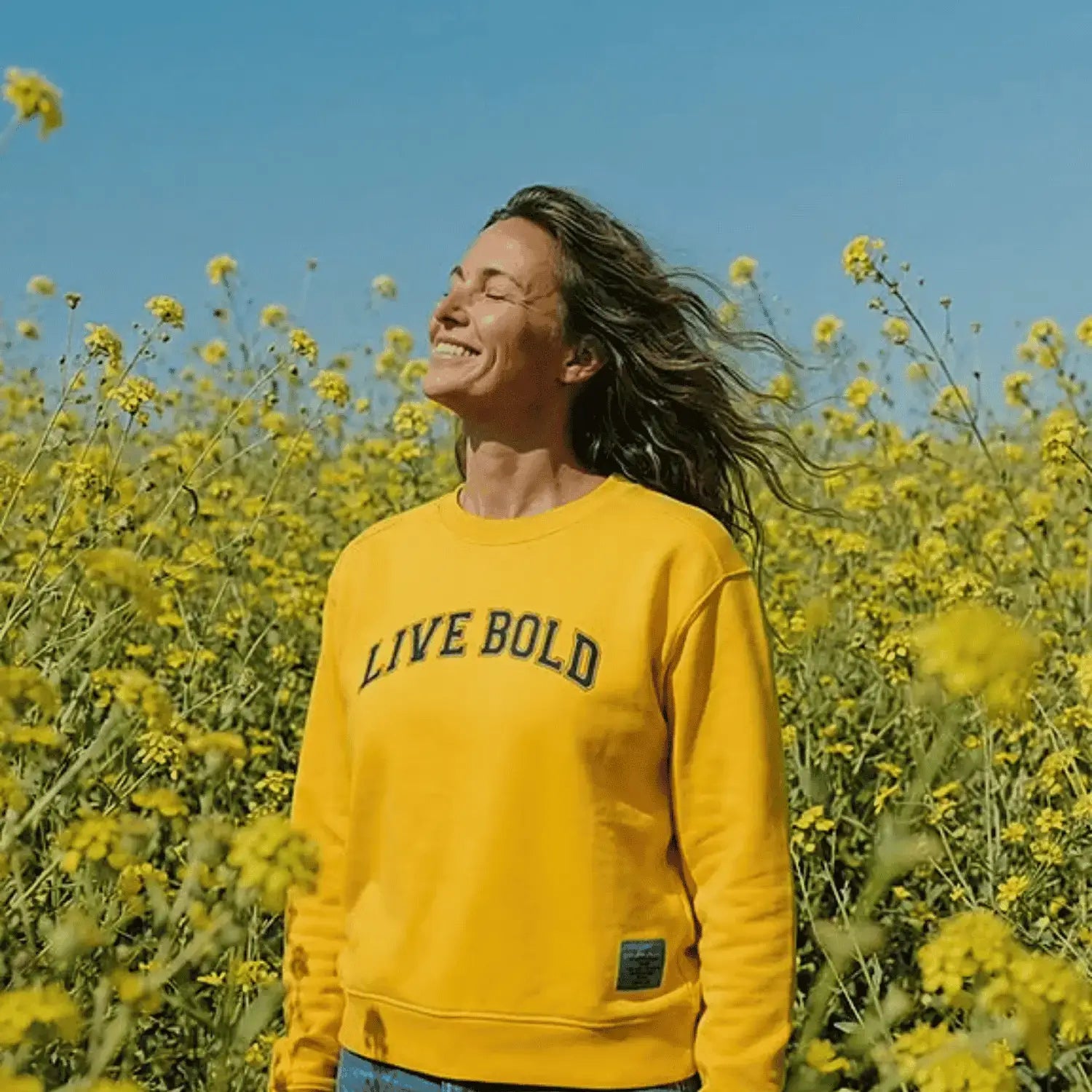 various sweatshirts on background