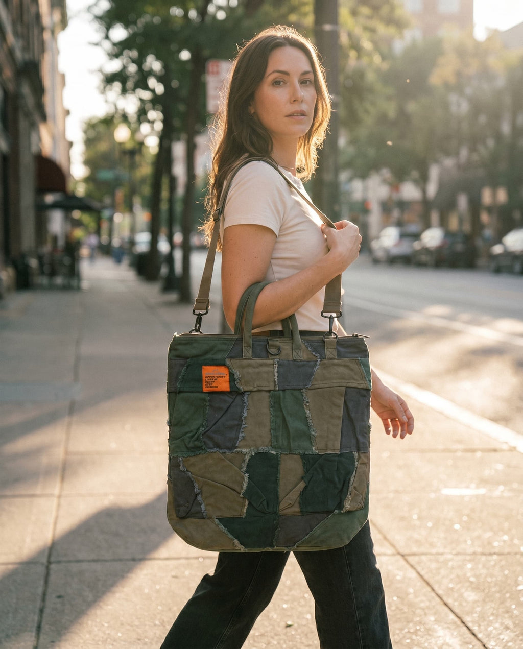 Everything Tote W/ Nylon Handle