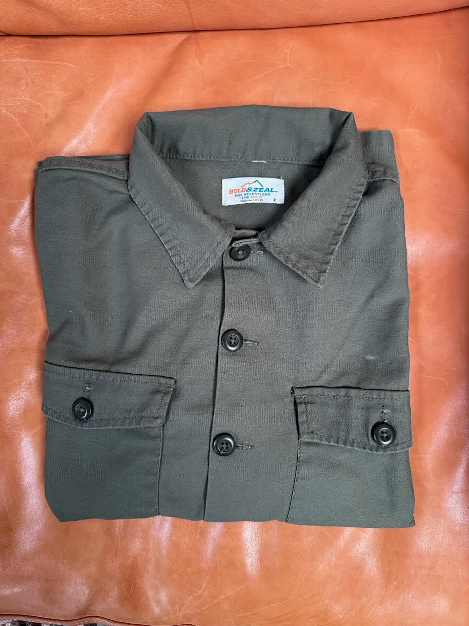 Bold & Zeal Sateen Fatigue Shirt