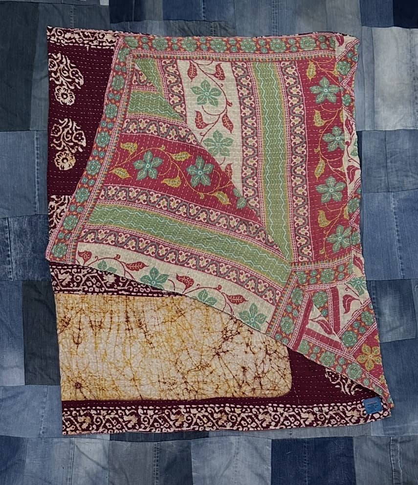 The Live Bold Kantha Quilt #9