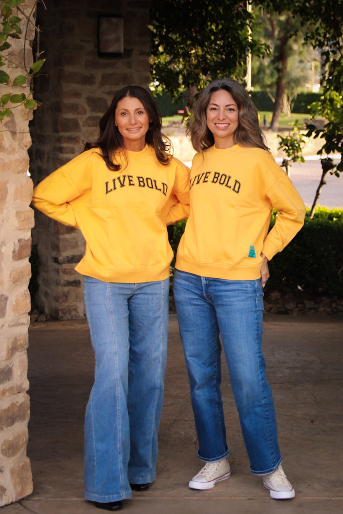 Yellow Live Bold Crew