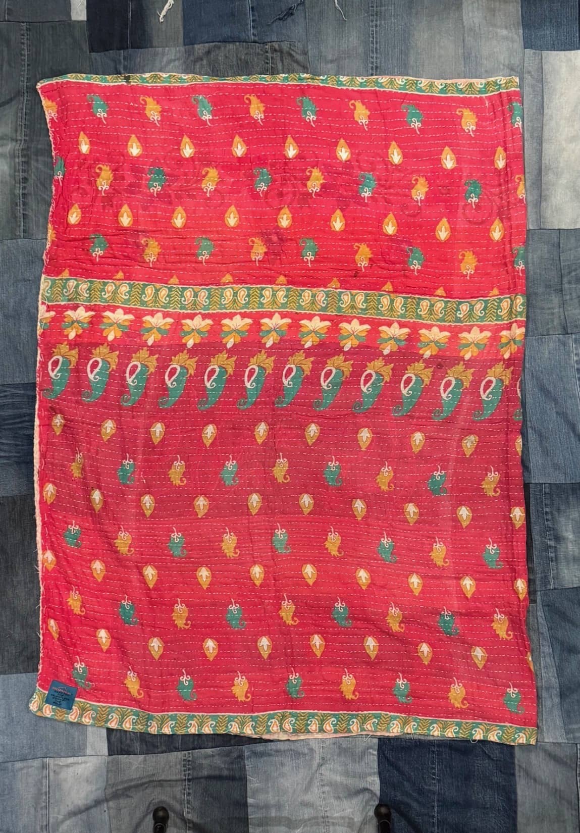 The Live Bold Kantha Quilt #1
