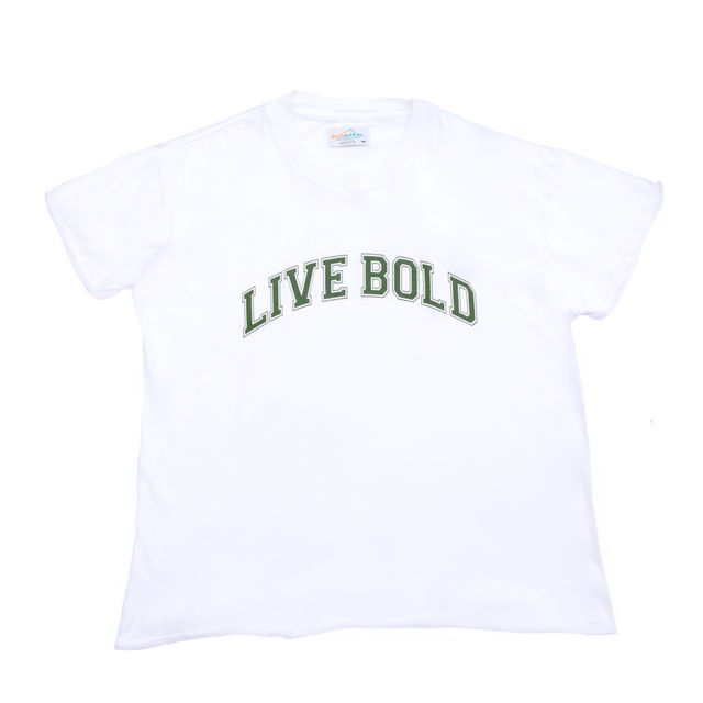 Boxy Live Bold Vintage-Inspired Tee