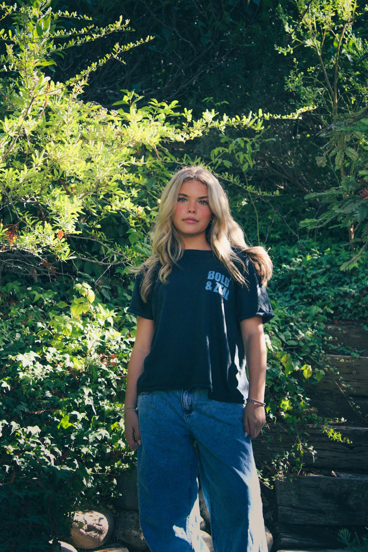 Boxy Bold&Zeal Vintage-Inspired Tee