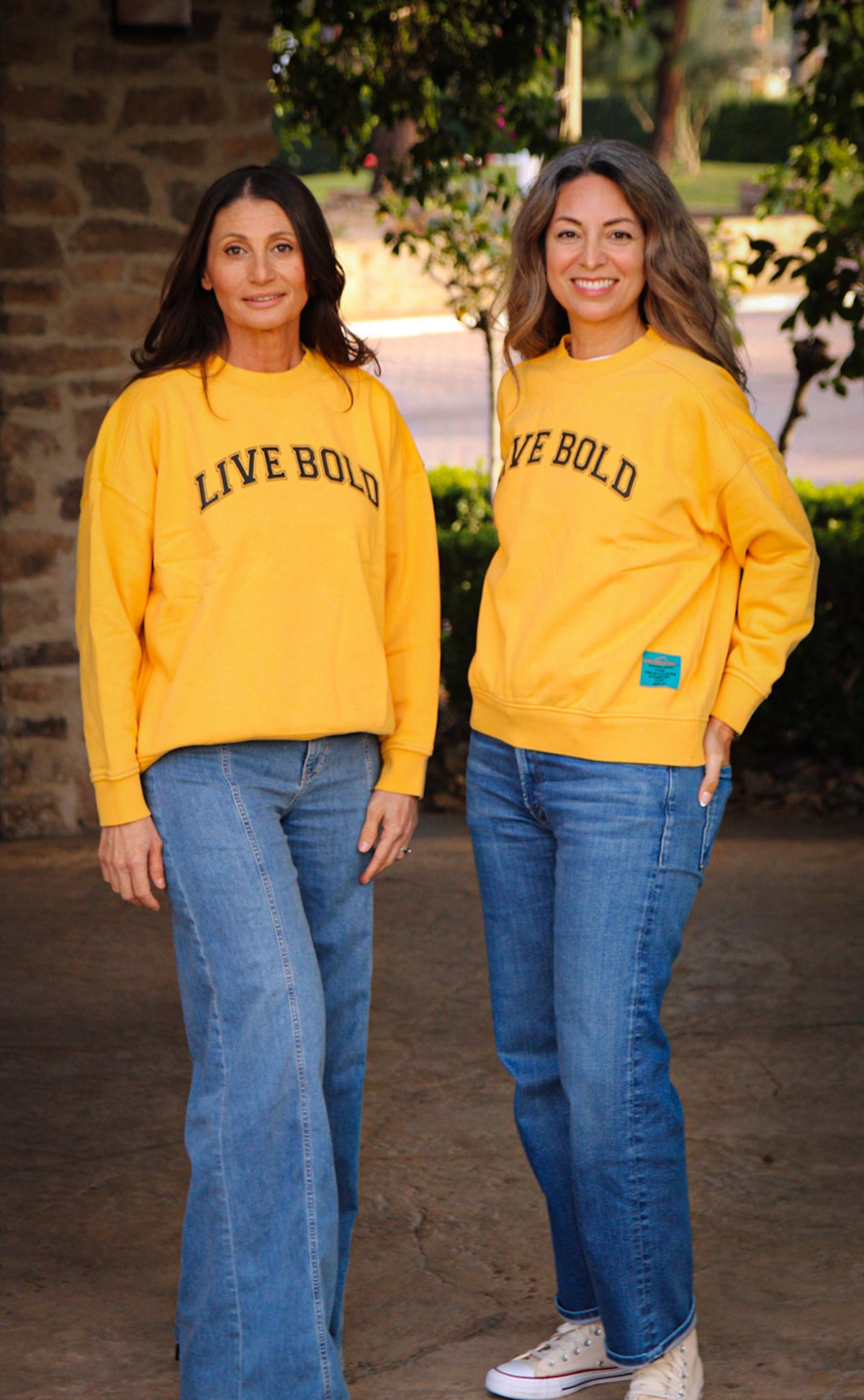 Yellow Live Bold Crew