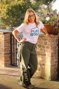 Play Bold Vintage-inspired Boxy Tee